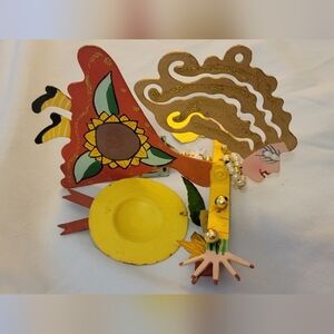 Whimsical Sunflower Angel Figurine